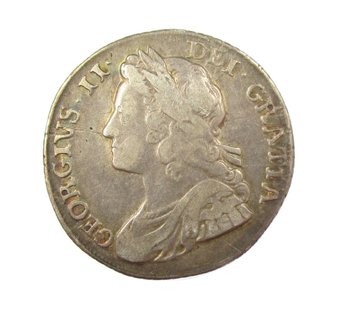 George II 1739 Shilling - Fine