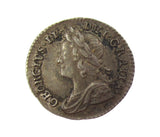 George II 1743 Maundy Penny - GVF