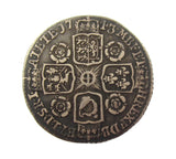 George II 1743 Sixpence - NVF