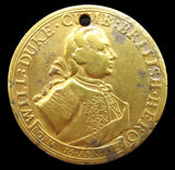 1745 Carlisle Recaptured Jacobite Rebels Repulsed 37mm Brass Medal