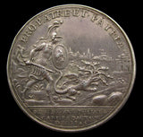 1745 Carlisle Recaptured Jacobite Rebels Repulsed 37mm Silver Medal