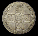 George II 1758 Shilling - EF