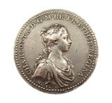 1761 Coronation Of Charlotte 34mm Silver Medal - By Natter