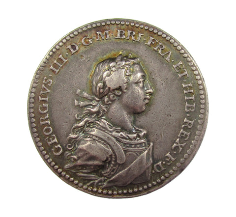 1761 Coronation Of George III Official Silver Medal - By Natter