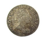 George III 1763 Maundy Threepence - GF