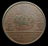 Poland 1764 Stanislaus II August Coronation 34mm Medal - By Pingo