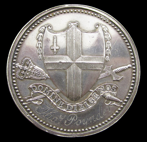 1772 Worshipful Company Of Tylers & Bricklayers Silver Medal - By Kirk