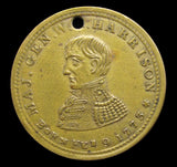 USA 1840 Presidential Campaign Hard Times Token - Major Harrison