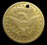 USA 1840 Presidential Campaign Hard Times Token - Major Harrison