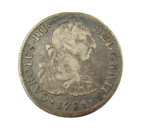 Mexico City 1781 FF 2 Reales - Fine
