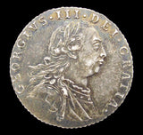 George III 1787 Sixpence - EF