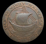 1792 Hampshire Isle Of Wight Halfpenny Token - DH46