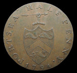 1794 Hampshire Portsea Halfpenny Token - DH75