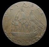 1794 Hampshire Portsea Halfpenny Token - DH75