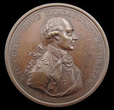 1794 Admiral Earl Howe Naval Victory 48mm Medal - By Kuchler