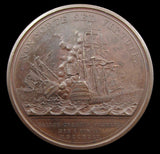 1794 Admiral Earl Howe Naval Victory 48mm Medal - By Kuchler