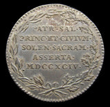 France 1794 Silver Jeton Inauguration Of Francois II - EF