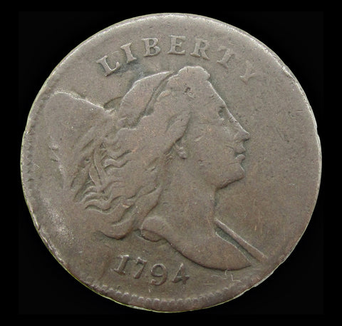 USA 1794 Liberty Half Cent - PCGS VG10