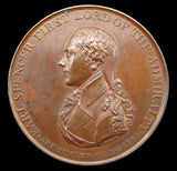 1799 Earl Spencer First Lord Of The Admiralty 38mm Medal - By Wyon
