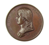 France 1795 Louis XVII Death 41mm Medal - By Tiolier