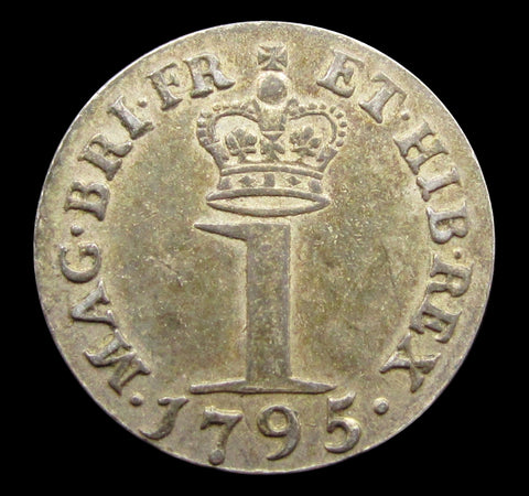George III 1795 Maundy Penny - GVF