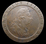 George III 1797 Cartwheel Penny - GF+