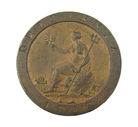 George III 1797 Cartwheel Penny - GVF
