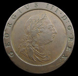 George III 1797 Cartwheel Twopence - GF+