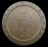 George III 1797 Cartwheel Twopence - GF+