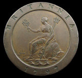 George III 1797 Cartwheel Twopence - GF+