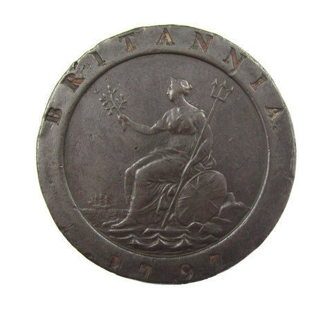 George III 1797 Cartwheel Twopence - GF