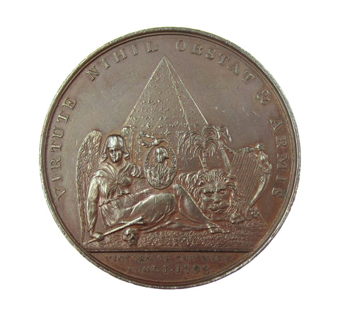 1798 Battle Of The Nile Entry Into Rome 38mm Medal - By Wyon