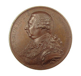1798 British Victories 48mm Copper Medal - By Kuchler