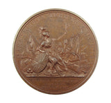 1798 British Victories 48mm Copper Medal - By Kuchler