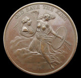 1800 George III Preserved From Assassination 38mm Medal - By Kempson
