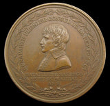France 1800 Napoleon As Premier Consul Marengo 50mm Medal - By Brenet
