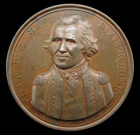 1801 English Army In Egypt 41mm Medal - By Webb