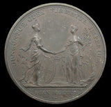 1801 Union Of Great Britain & Ireland 48mm Medal - By Kuchler