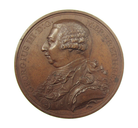 1801 Union Of Great Britain & Ireland 48mm Medal - By Kuchler