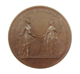1801 Union Of Great Britain & Ireland 48mm Medal - By Kuchler