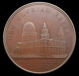 1802 Peace Of Amiens St Paul's Cathedral 49mm Medal - By Hancock