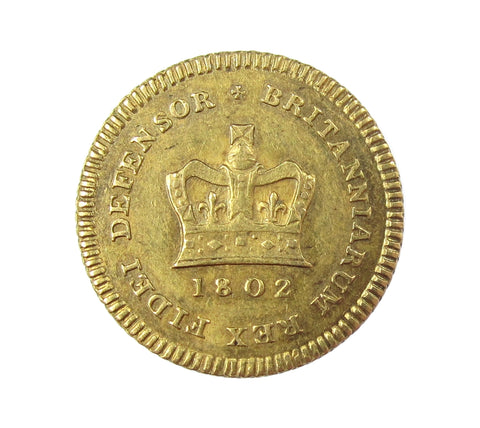 George III 1802 Third Guinea - EF