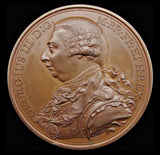 1798 British Victories 48mm Copper Medal - By Kuchler