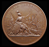 1798 British Victories 48mm Copper Medal - By Kuchler