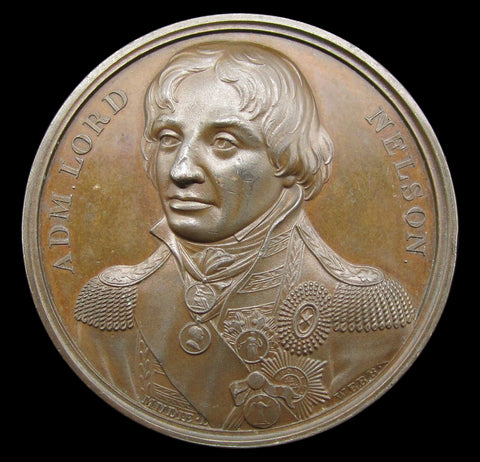 1805 Admiral Nelson Battle Of Trafalgar 41mm Medal - By Webb