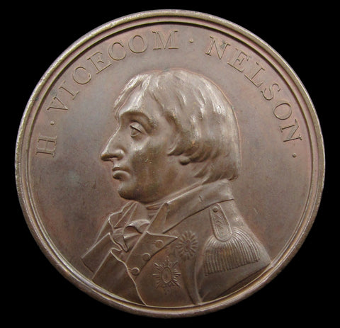 1805 Battle Of Trafalgar Admiral Nelson 39mm Medal