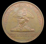 1897 Lord Nelson's Flagship Foudroyant 37mm Copper Medal