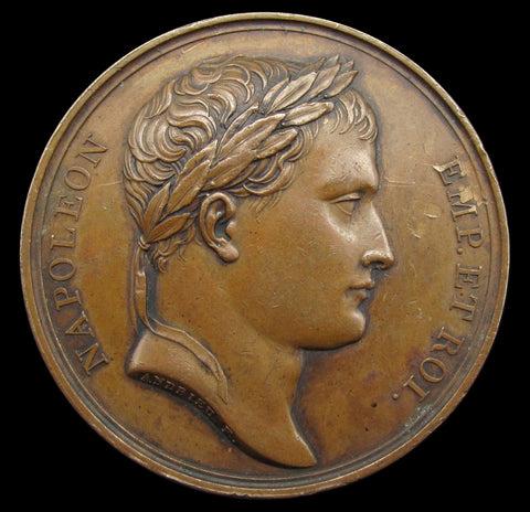 France 1806 Napoleon I Battle Of Jena 41mm Medal - By Andrieu