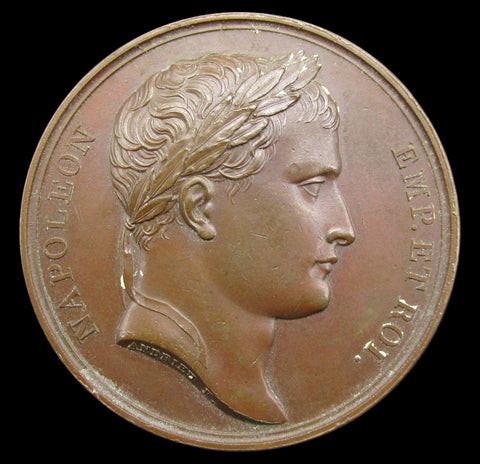 France 1809 Napoleon Battle Of Wagram 40mm Medal