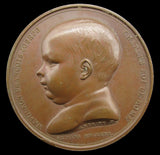 France 1811 Birth Of Napoleon II 40mm Medal - By Andrieu